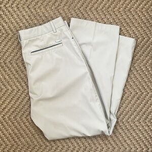 Greg Norman - Performance Pants Golf Athletic - Khaki - 32x32